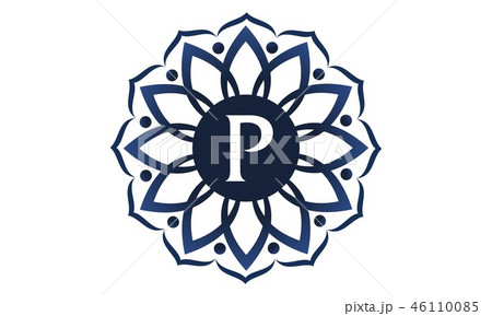 Flower Elegance Initial P Flower Elegance Initial P 46110085