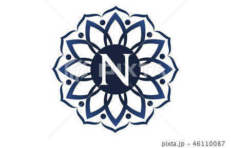 Flower Elegance Initial N Flower Elegance Initial N 46110087