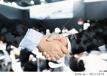 Deal or agreement business concept, handshake Deal or agreement business concept, handshake 46111676