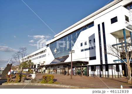 東北新幹線　新花巻駅　空バック 46112839