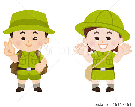 こども探検隊のイラスト素材 46117261 Pixta