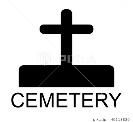 cemetery icon 46118880