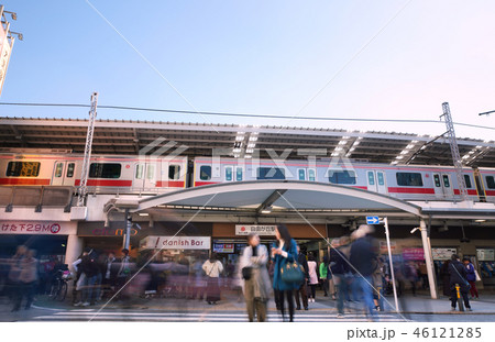 日本の東京都市景観 自由が丘駅などを望む 日本の東京都市景観 自由が丘駅などを望む 46121285