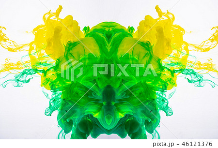 Abstract color clouds underwater. Color pattern 46121376