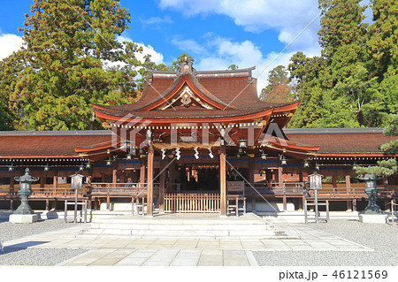 多賀大社　拝殿 46121569