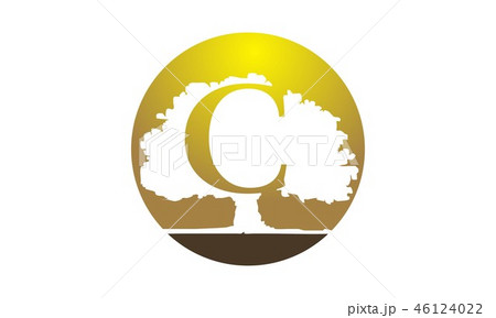Oak Tree with letter C 46124022