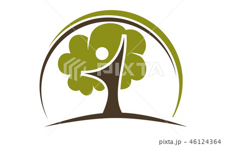 Oak Tree Vector 46124364