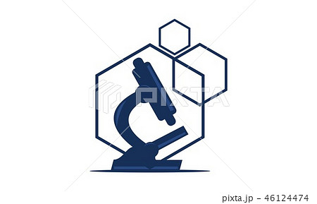 Microscope and flask 46124474