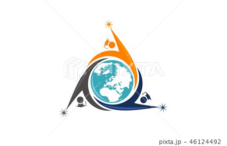 World Education Logo Design Template Vector 46124492