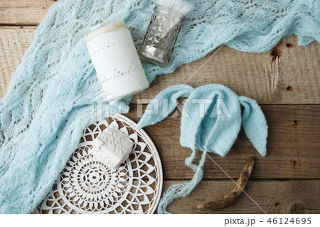 set of handmade knitted hat and blanket set of handmade knitted hat and blanket 46124695