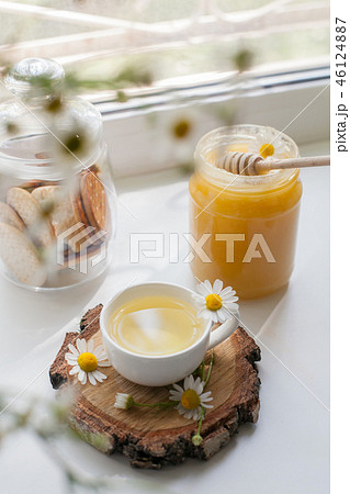 Cup of organic, anti-inflammatory tea 46124887