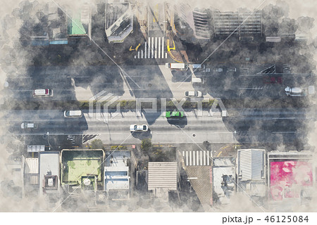 道路 空撮 道路 空撮 46125084