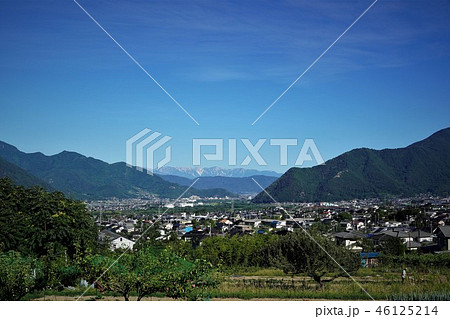北アルプス（アルプス三山）坂城町展望 46125214