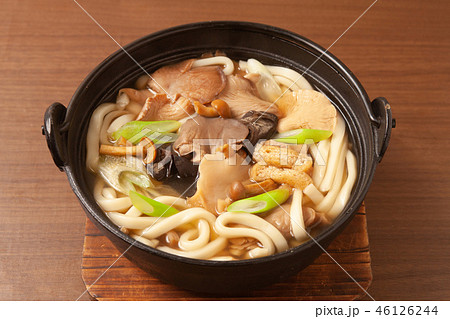 きのこの鍋焼きうどん 46126244