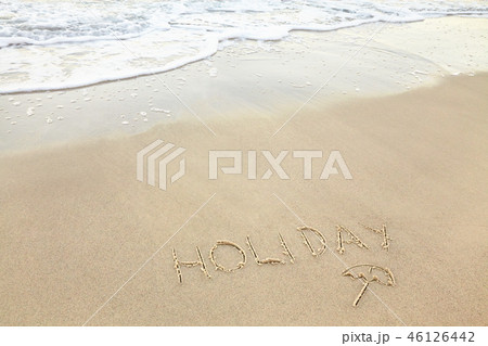handwritten inscription holiday made in the sand handwritten inscription holiday made in the sand 46126442