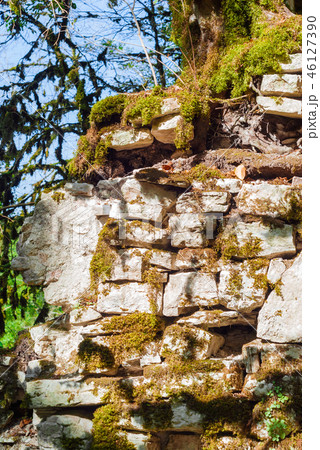 .background - ancient ruins in the jungle. .background - ancient ruins in the jungle. 46127390