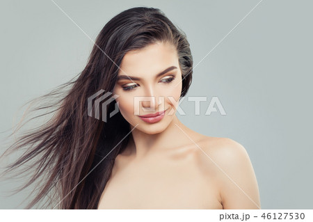 Beautiful woman with healthy skin Beautiful woman with healthy skin 46127530