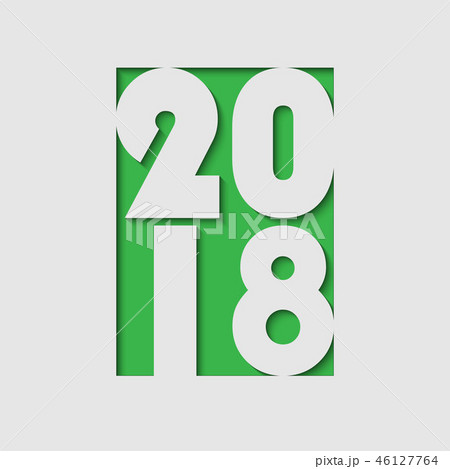 Happy new year 2018 vector background. Happy new year 2018 vector background. 46127764