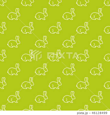 Seamless rabbit pattern 46128499