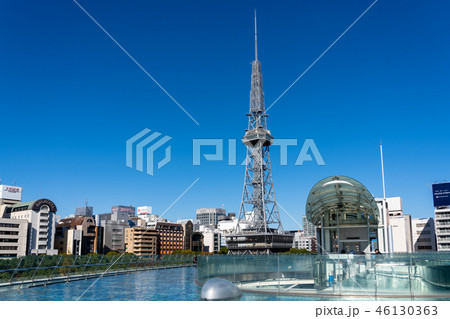 名古屋市　オアシス21　屋上　園路　水の宇宙船　ガラスの大屋根　空中回廊　空中散歩 46130363