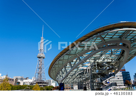名古屋市 オアシス21 屋上 園路 水の宇宙船 ガラスの大屋根 空中回廊 空中散歩 名古屋市 オアシス21 屋上 園路 水の宇宙船 ガラスの大屋根 空中回廊 空中散歩 46130383