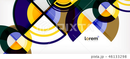 Modern geometric abstract background 46133298