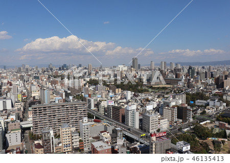 通天閣からの大阪の風景 46135413