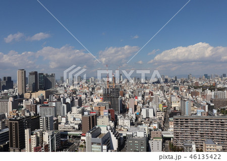 通天閣からの大阪の風景 46135422