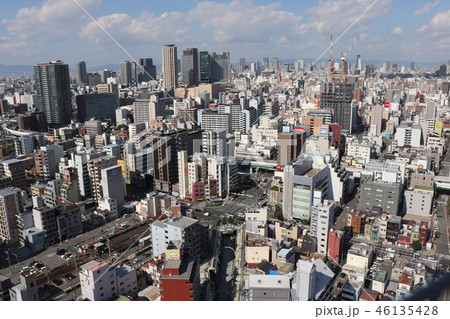 通天閣からの大阪の風景 46135428
