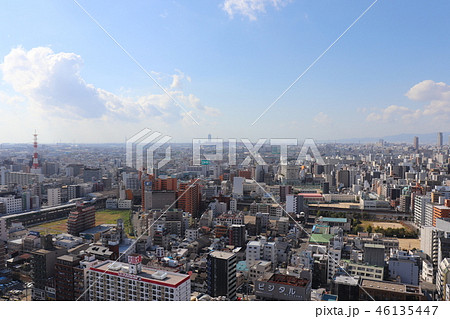 通天閣からの大阪の風景 46135447