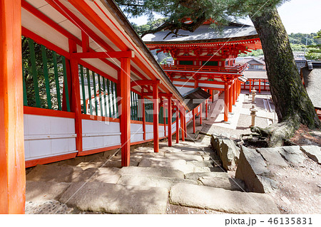 日御碕神社 回廊 -夜を司る美しい朱の社殿- 日御碕神社 回廊 -夜を司る美しい朱の社殿- 46135831
