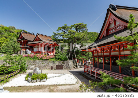 日御碕神社 -夜を司る美しい朱の社殿- 日御碕神社 -夜を司る美しい朱の社殿- 46135835
