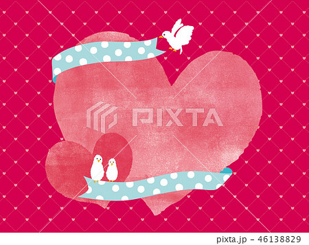 バレンタイン メッセージカードのイラスト素材 4613