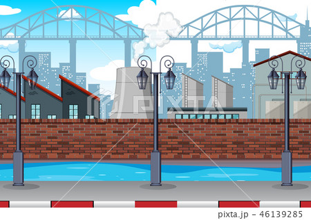 An urban city scene An urban city scene 46139285