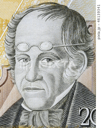 Simon Rodriguez portrait from Venezuelan money  46139341