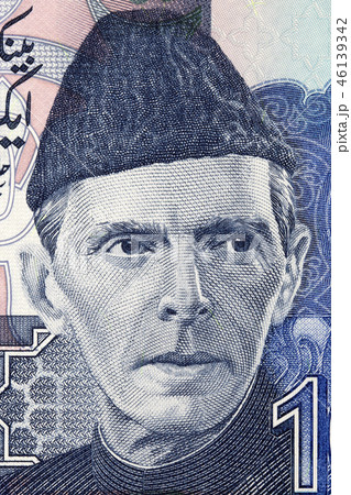 Muhammad Ali Jinnah portrait from Pakistani money  46139342