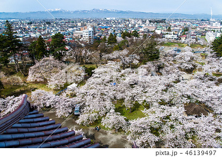 ○ 美麗! 鶴ヶ城 会津若松城 福島県 高精細 プリント 写真○-