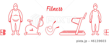 Healthy lifestyle Time to fitness. Slimming. 46139603