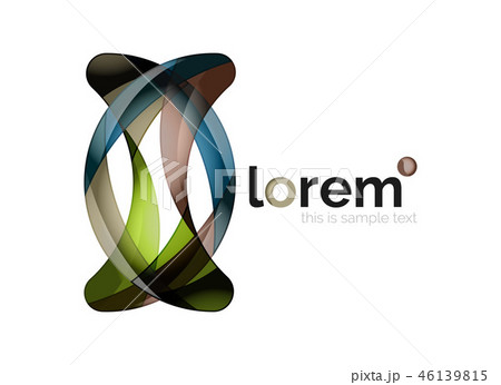 Abstract geometric business icon Abstract geometric business icon 46139815