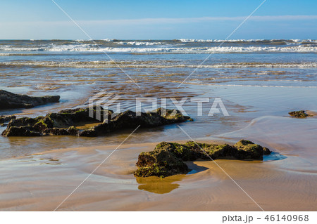 Early morning on the beach near Essaouira Early morning on the beach near Essaouira 46140968