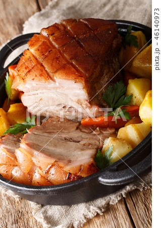 Krustenbraten Pork Roast with Crispy Rind Krustenbraten Pork Roast with Crispy Rind 46140973
