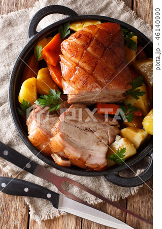Krustenbraten Pork Roast with Crispy Rind 46140990