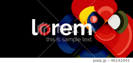 Geometric modern abstract background 46142045