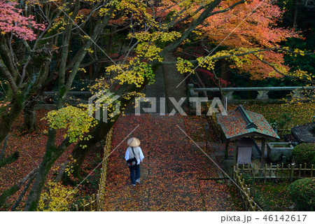 四国霊場82番札所根香寺紅葉とお遍路さん8（高松市中山町） 46142617