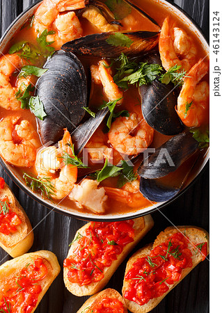 French bouillabaisse fish soup 46143124
