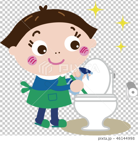 トイレの掃除(家事&掃除5) トイレの掃除(家事&掃除5) 46144998