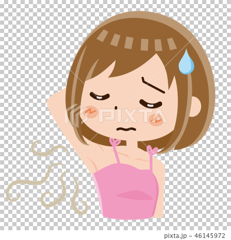 脇のニオイを気にする女性 46145972