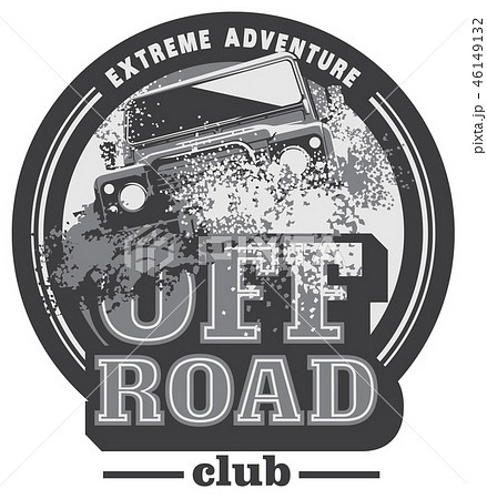 Off Road Car Logo Safari Suv Expedition のイラスト素材