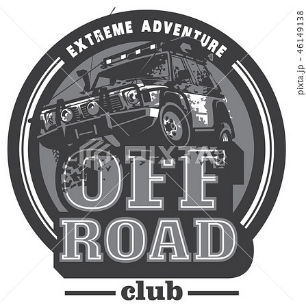 Off Road Car Logo Safari Suv Expedition のイラスト素材