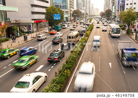 《東京都》246号線青山通り・トラフィック 46149708